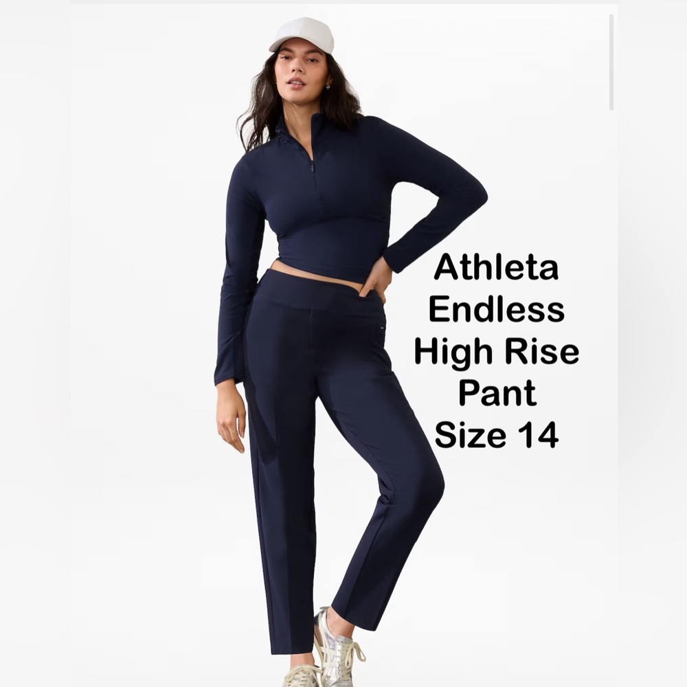 Athleta Endless Pant Size 14 Navy